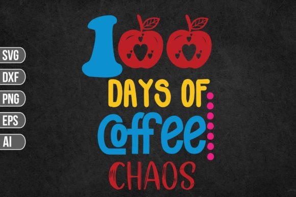 100 Days of Coffee Chaos: A Graphic Design Asset for Crafts