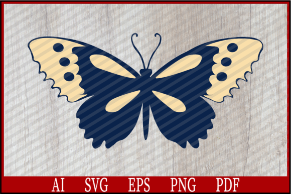 Butterfly Silhouette SVG for Graphics and Freebies