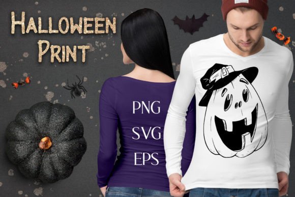 Cute Halloween SVG, EPS & PNG for Graphics and Freebies