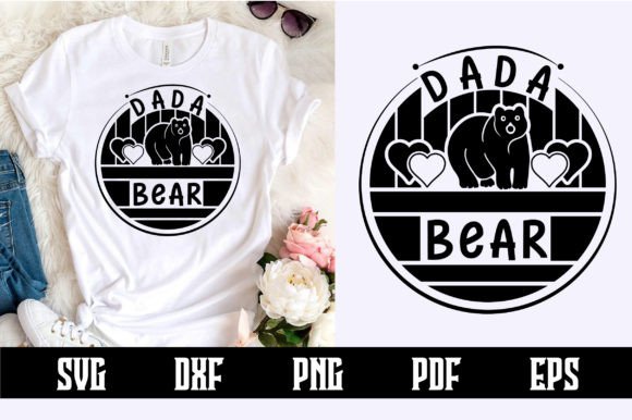 Dada Bear Svg Design: A Versatile Craft Graphic for Digital Sellers