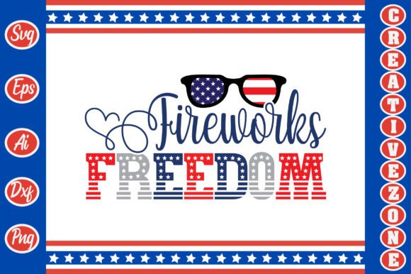Fireworks Freedom SVG: A Vibrant Graphic Design Asset for Crafts and Creative Projects