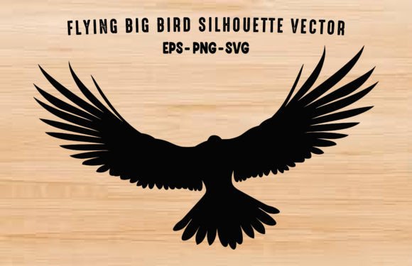 Flying Big Bird Silhouette Clipart Free: A Brand Designer’s Take on This Graphic Asset