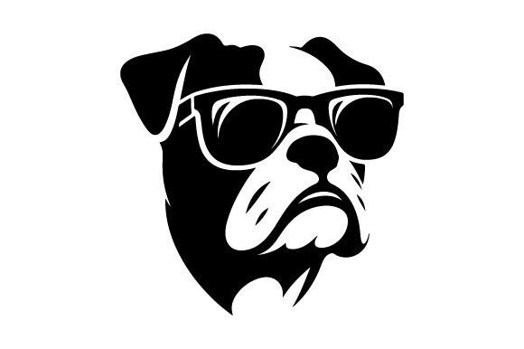 Free Bulldog Silhouette Vector SVG PNG for Blog and Craft Design