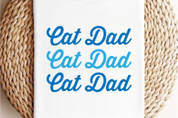 Free Cat Dad SVG PNG Sublimation: A Versatile Graphic Design Asset for Crafts and Local Businesses