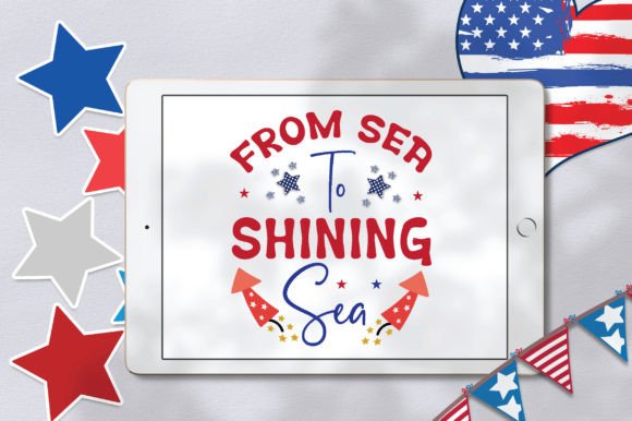 From Sea to Shining Sea SVG: A Versatile Graphic Design Asset for Crafts
