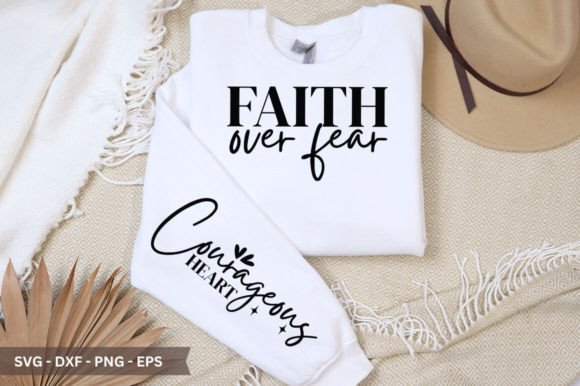Graphics for Mother’s Day: Faith over Fear Sleeve SVG as a Branding Asset