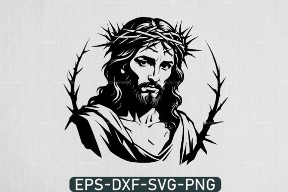 Jesus with Crown Thorns and Cross SVG Review for Real Projects