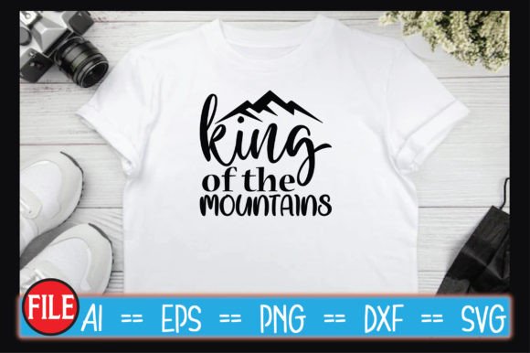 King of the Mountains SVG: A Versatile Graphic Design Asset for Crafts and Branding
