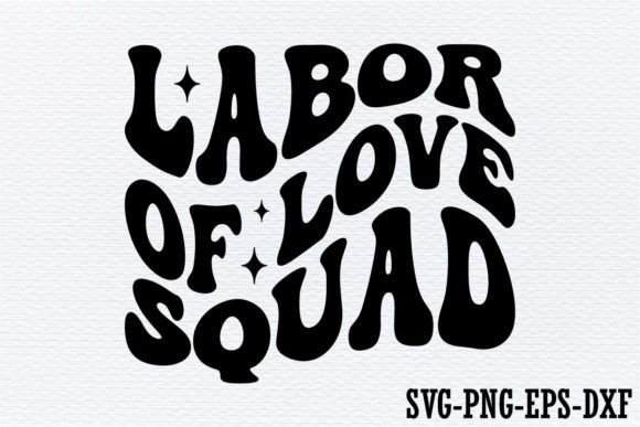 Labor of Love Squad: A Versatile Graphic Design Asset for Crafts & Graphics
