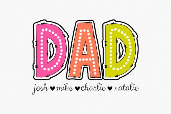 Retro Father SVG Graphic for Crafts and Printables