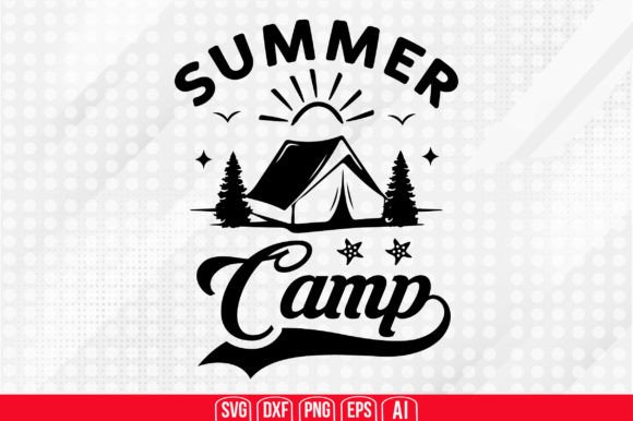 Summer Camp Graphics: A Crafts-Friendly Design Asset for Local Business Branding