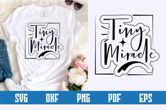 Tiny Miracle Svg Design: A Versatile Graphic for Crafts and Handmade Projects
